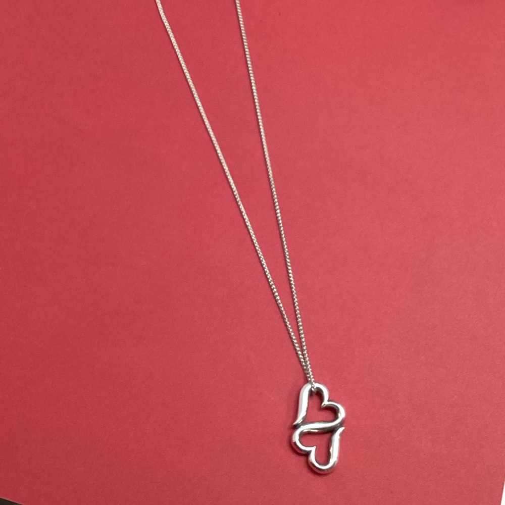 James Avery Silver Heart Pendant Necklace - Picture 2 of 6